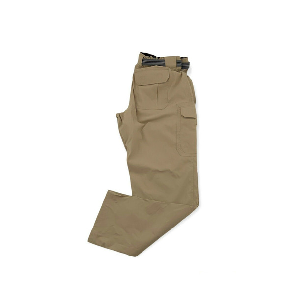 Duluth Trading Co Pants Men Sz 34 Relaxed Fit Belted Flap Pockets Workwear Cargo - Picture 3 of 11